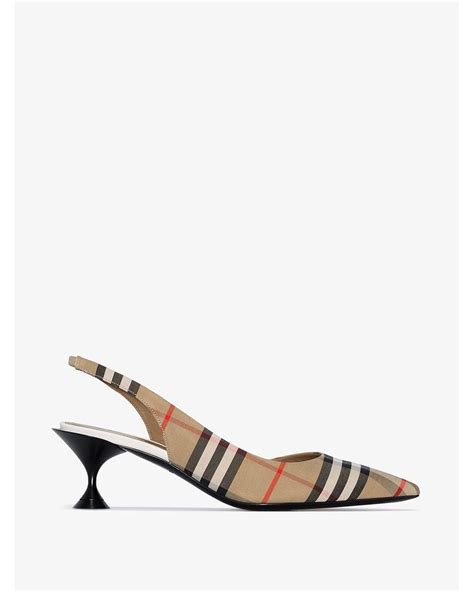 burberry leticia slingback leather pumps|Women’s Designer Pumps .